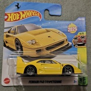 Hot Wheels Ferrari F40 Competizione Żółty