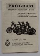 II liga 91  Polonia II  bdg Ostrovia żużel speedway 