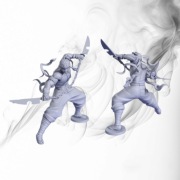 Figurka druk 3D żywica " Uzui Tengen - F168 "- 186 mm