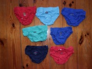 Zestaw 7szt Slipy majtki chłopięce 110-116