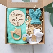 Prezent dla niemowlaka Gift Box Baby Shower KOLORY