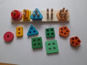 NOWY! DREWNiANY SORTER EDUKACYJNY DLA DZIECI 24M+ Różne Kolory i KSZTAŁTY !