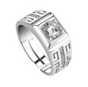 Sygnet 925 Silver Sterling Unisex dla Kobiety Bardzo Piękny z Cyrkonią *°* 