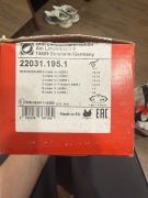 Klocki hamulcowe ZIMMERMANN 22031.195.1