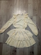 Nowa piaskowa sukienka damska chicaca XS/S