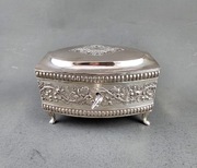 Cukiernica skrzynkowa srebro Wrocław Breslau 1830