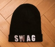 Czapka zimowa czarna SWAG 