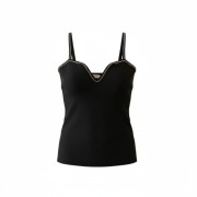 Top damski bluzka na kd crop xxs czarna elegancka wiosenna