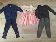 Paka 110 bluza Sinsay sukienka H&M kotka Marie legginsy Cool Club spodnie 