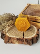 Świeca sześciokąt z wosku pszczelego Pasieka Pod Borem