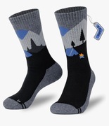 Skarpety Skarpetki Termiczne Wełna Merino Bieganie, Outdoor 40-45,2 Pack