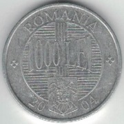 Rumunia 1000 lei lejów 2004 - 22,2 mm - nr 5