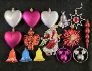 Bombki zabawki z PRL kolorowe retro ozdoby choinkowe 