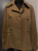 H&M płaszcz trencz kurtka flausz bosmanka camel