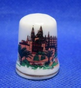 Naparstek Kolekcjonerski Porcelanowy - Majorka