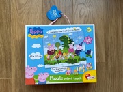 Lisciani Puzzle Świnka Peppa Pig Velvet Touch 35 el., duże 48 x 60 cm