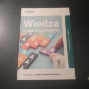 Wiedza o społeczeństwie podręcznik dla szkół ponadpodstawowych klasa 1