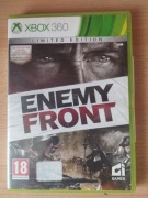 Gra wojenna konsola Xbox 360 Enemy Front limited edition polska