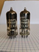Lampy elektronowe EL42 PHILIPS MINIWATT (2 sztuki)(F273)