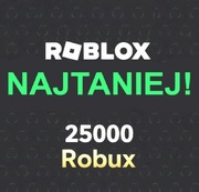 ROBLOX ROBUX 25000 - DOŁADOWANIE KONTA