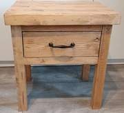 Szafka nocna styl rustykalny drewno 