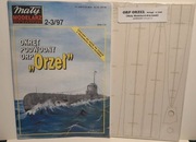 Mały Modelarz nr. 2,3/97 ORP ORZEŁ, skala 1:100 plus szkielet