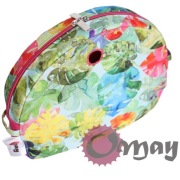 Różowy organizer do Obag MOON LIGHT liście kolorowe 2 kieszenie ML OMAY