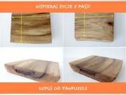 Deska kuchenna do krojenia serwowania orzech włoski #1 SZEPT