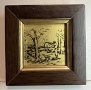 obraz miniatura limitowany złoto nr985 włoska sztu