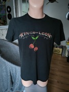 Kings Of Leon tour Liverpool t-shirt M czarny cherries Gildan 