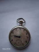 Zegarek kieszonkowy ,stalowa koperta