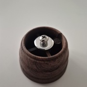 Uchwyt gałka do pokrywki patelni imitacja drewna 