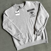 MOSCHINO damska szara bluza bez kaptura r. XS NOWA ORYGINALNA