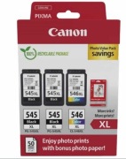 tusze canon 545xl x2 546xl +50 photo papi