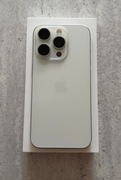 Apple iPhone 15 Pro 128GB – White Titanium – IDEALNY STAN – 87% BATERII