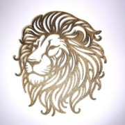 LEW | Wallart w kolorze brązowym (PLA SILK) - DRUK3D