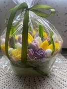 Bukiet kwiatów mydlanych