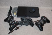 Sony Playstation 2 Slim SCPH-90004 z 2 kontrolerami i 5 grami