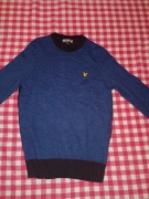 Sweter męski Lyle & Scott rozmiar S 50% wełna