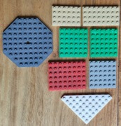 LEGO_8 płytek podstaw konstrukcyjnych_oryginał!