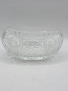 Kryształowa misa na w kształcie łódki, żardiniera