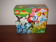 LEGO DUPLO 10909 pudełko z serduszkiem.