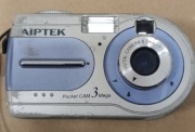 Aparat cyfrowy Aiptek pocket camp 3, uruchamia się, nietestowany