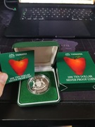 Srebrna Moneta  Proof TASMANIA  Australia 10 dolarów , 1991 rok - unikat
