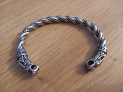 Bransoleta z głowami wilków / WIKING