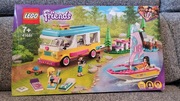 Zestaw Lego Friends 41681 Leśny mikrobus kempingowy i żaglówka 