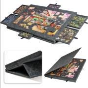 Mata filcowa do układania puzzli, na 1000 elementów. Kraków Wieliczka 