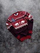 Świąteczny sweter męski w bożonarodzeniowy wzór XL