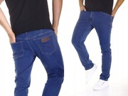 Spodnie Wrangler Texas Slim Red Corvette Jeansy W12SW725V W38 L30 38/30