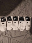5 pak skarpet nike białe rozmiar 41-44